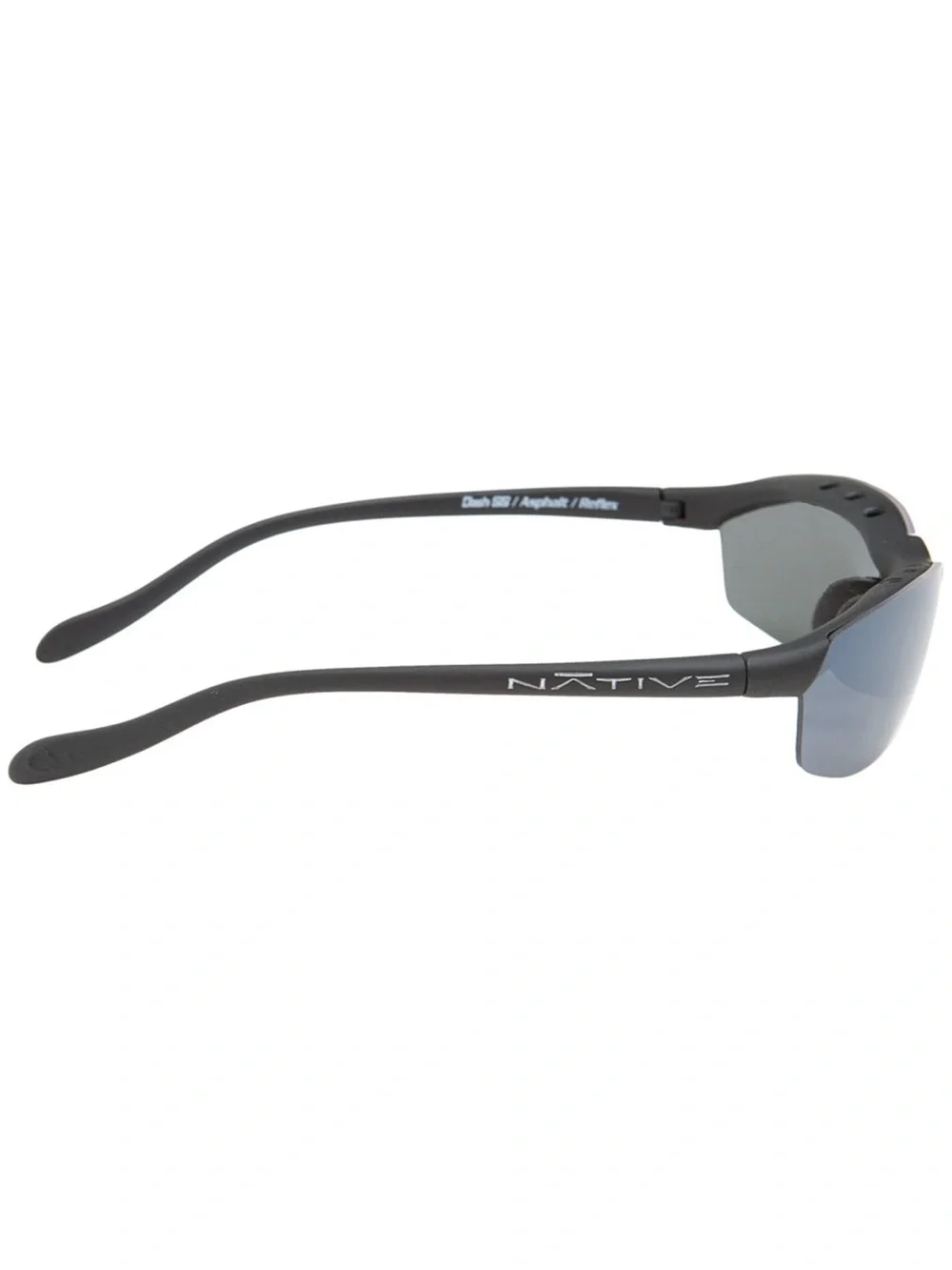 Native Dash XR Iron Polarized Running Trail Sunglasses Black Y2K Wrap Sport